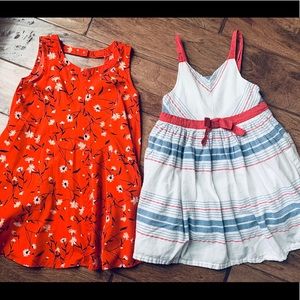 Lot of 6 girls dresses (sized 3T/4T)